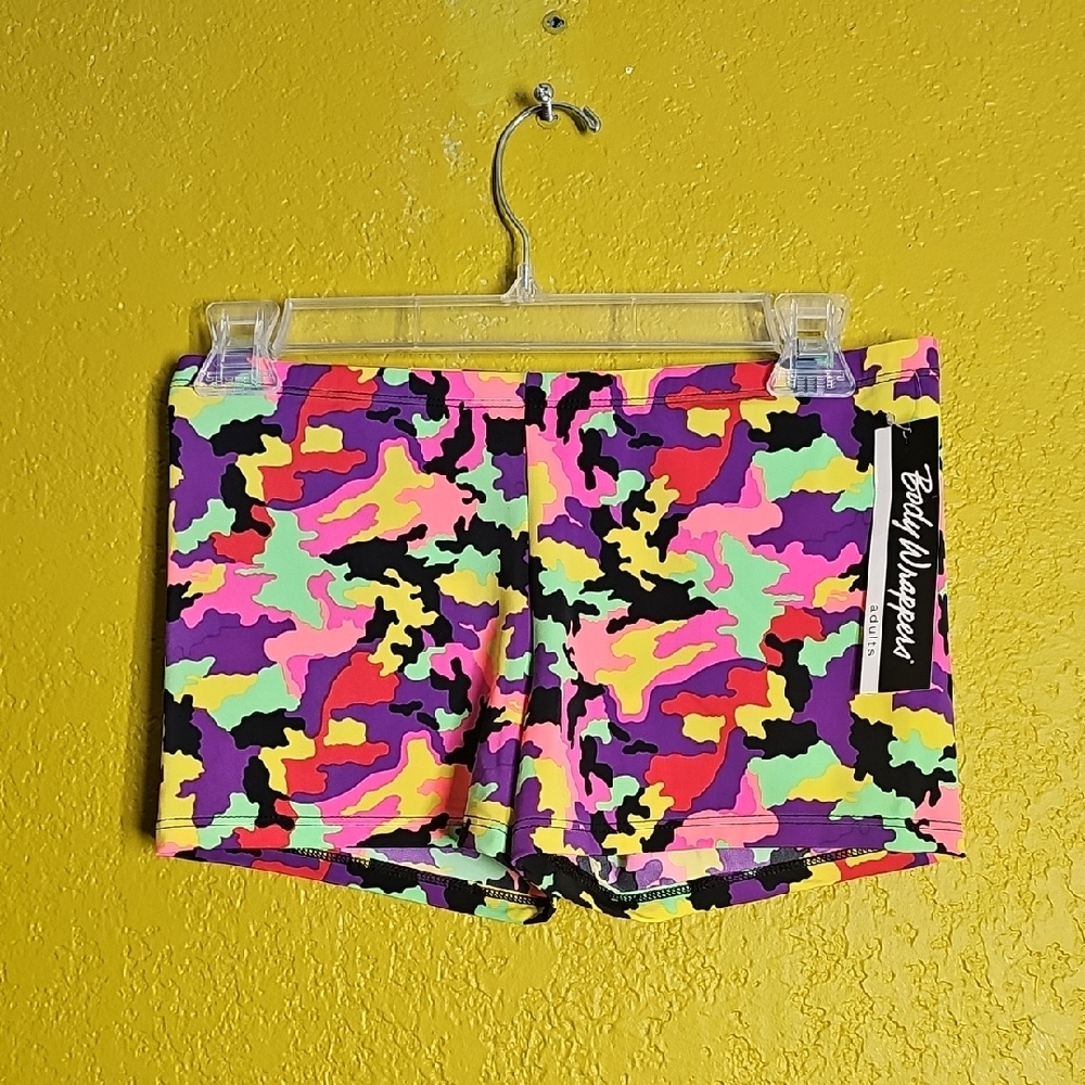 Colorful Camouflage Shorts Stretch